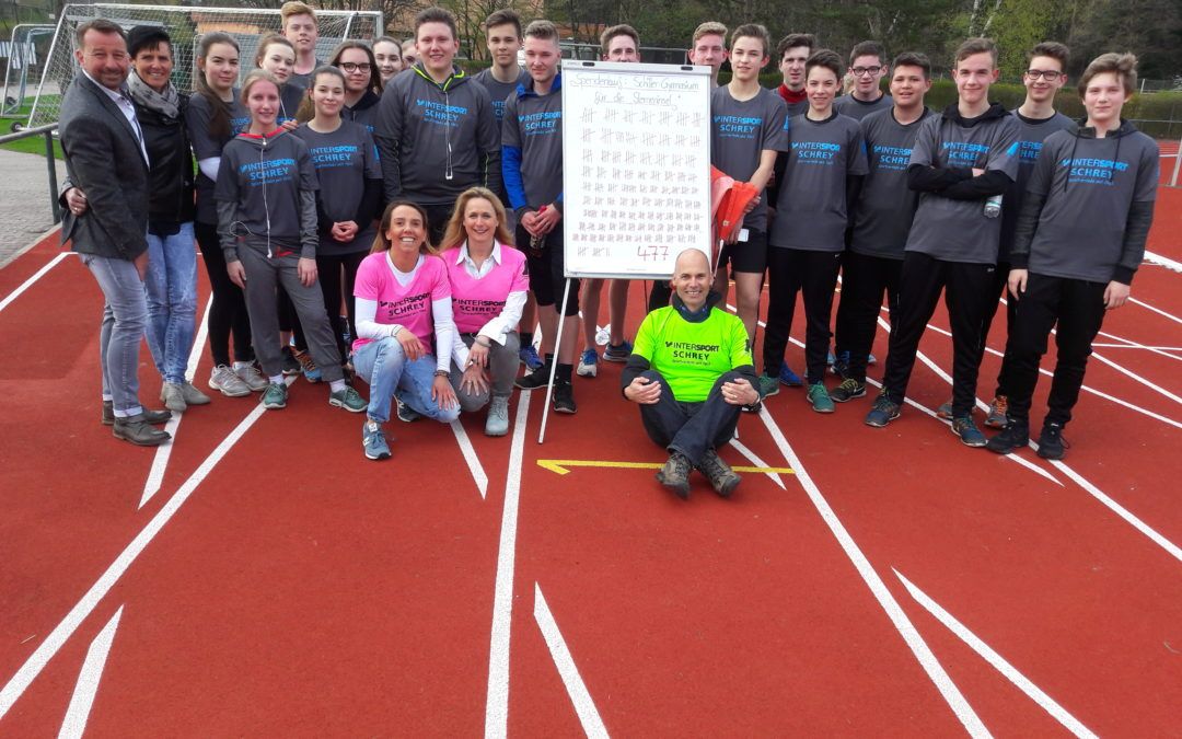 Spendenlauf der Klasse 10a zu Gunsten der Sterneninsel