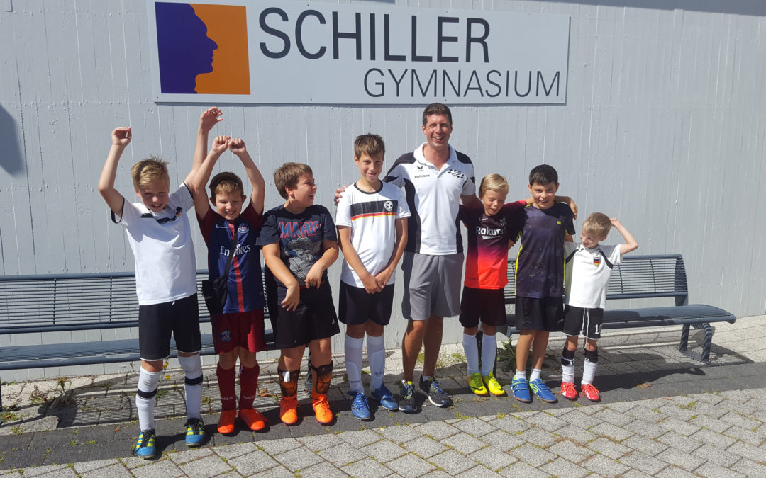 Kinderferienfußball am „Schiller“ auch in der 3. Auflage ein Erfolg