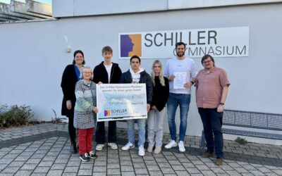SMV des Schiller-Gymnasiums spendet an den Kinder- und Jugendhospizdienst Sterneninsel Pforzheim