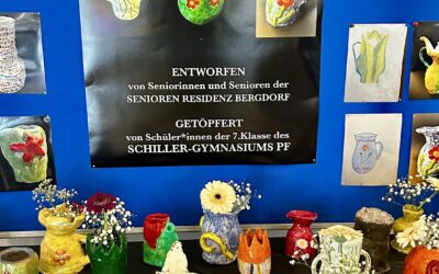 Vasen voller Leben- Feierliche Übergabe eines besonderen Generationenprojekts am Schiller-Gymnasium