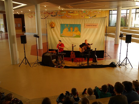 Kokott und Georgi am Schiller-Gymnasium