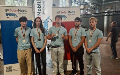 Schiller-Gymnasium bei der Deutschen Meisterschaft im SolarMobil-Wettbewerb in Dortmund