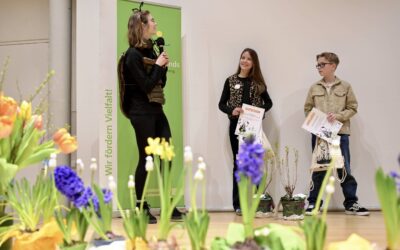 Drei EinzelpreisträgerInnen des Naturtagebuch-Wettbewerbs kommen vom Schiller-Gymnasium