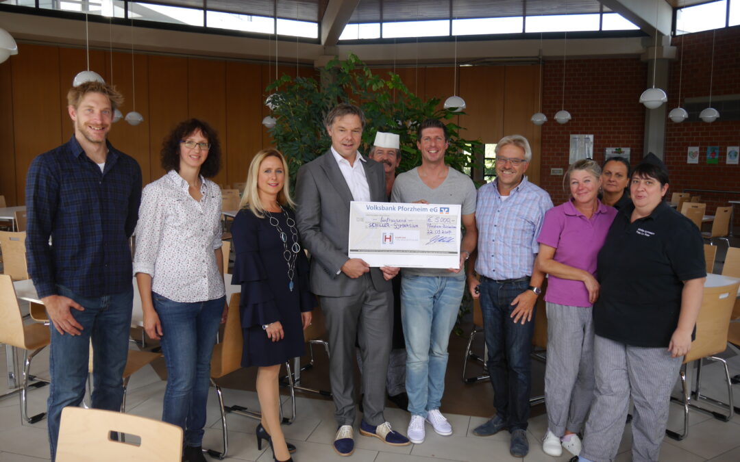 Schul Sponsoring Durch Die Fa Harter Stanztechnik Aus Konigsbach Stein Schiller Gymnasium Pforzheim