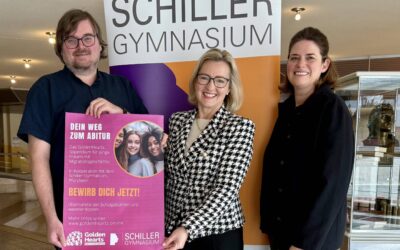 Schiller-Gymnasium und GoldenHearts vergeben erneut Stipendium für Mädchen mit Migrationsgeschichte