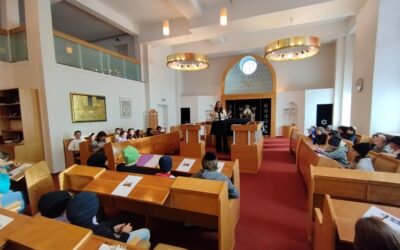 Die Synagogenführung der sechsten Klassen