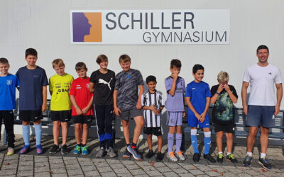 Ferien-Fußball am Schiller-Gymnasium