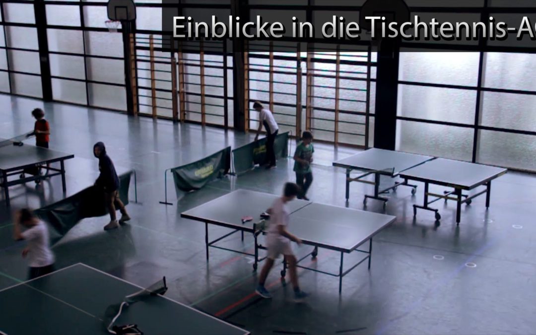 Schiller-Tube: Einblick in die Tischtennis AG
